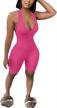 stylish and seductive: echoine womens sexy spaghetti strap jumpsuit for the ultimate clubwear and sportwear experience logo