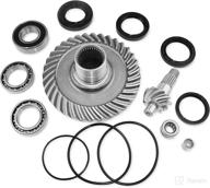 honda trx 300 fw fourtrax atv fourtrax 4x4 2x4 rear differential ring & pinion gear bearing & seal kit 88-00 with nut tool trx300fw four trax gears логотип