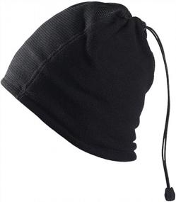 img 2 attached to Windproof Balaclave Ski Mask Tactical Hood Neck Warmer ChinFun Fleece Face Mask