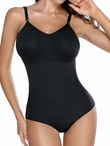 img 4 attached to Sculpt Your Body With JOYSHAPER Bodysuit Shapewear Tummy Control For Women