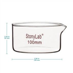 img 3 attached to Borosilicate Glass Crystallizing Dish: Heavy-Duty Rim & Spout, 300Ml Capacity For Crystallization & Evaporation