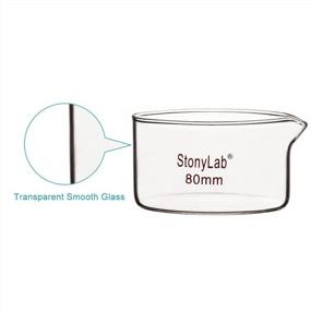 img 2 attached to Borosilicate Glass Crystallizing Dish: Heavy-Duty Rim & Spout, 300Ml Capacity For Crystallization & Evaporation