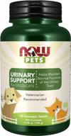now pet health, urinary support supplement, formulated for cats & dogs, nasc certified, 90 chewable tablets logo