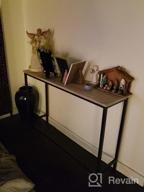 img 1 attached to Modern Console Table For Hallway Entryway Living Room - Zenvida Sofa Table review by Josh Allred