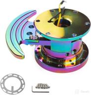 yunhine works bell gtc tilt racing steering wheel quick release hub kit: ultimate convenience with removable snap-off boss kit adapter body логотип