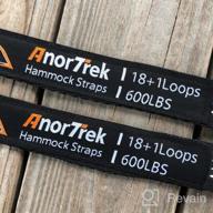 img 1 attached to Portable Camping Hammock - Lightweight Double/Single Parachute Hammock With Tree Straps For Hiking, Backpacking, And Outdoor Adventures - By AnorTrek review by Don Acevedo