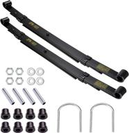 enhance performance: 10l0l 4 leaf club car precedent heavy duty rear leaf spring kit for gas & electric 2004-up logo