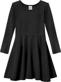 img 4 attached to 👗 Cute and Comfortable: City Threads Cotton Sleeve Twirly Girls' Clothing and Dresses