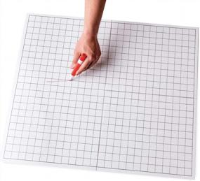 img 1 attached to Upgrade Your Role-Playing Game With Hexers' Vinyl Mat Alternative - Compatible With Dungeons And Dragons, Foldable And Dry Erase - 27X23 Inches, Squares And Hexes