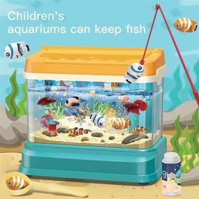 img 1 attached to 🐠 Interactive Toy Aquarium: Educational Music, Lights & Hands-On Learning - Perfect Gift for Kids