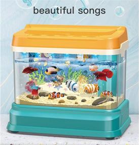 img 3 attached to 🐠 Interactive Toy Aquarium: Educational Music, Lights & Hands-On Learning - Perfect Gift for Kids