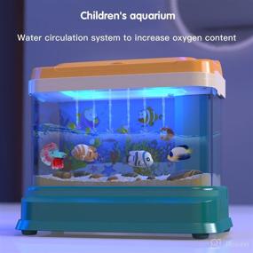 img 4 attached to 🐠 Interactive Toy Aquarium: Educational Music, Lights & Hands-On Learning - Perfect Gift for Kids