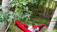 img 1 attached to AnorTrek Camping Hammock: Lightweight, Portable & Durable For Hiking, Backpacking Or Relaxation! review by Sean Skinner
