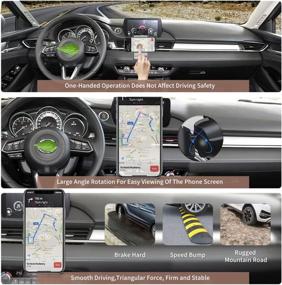 img 2 attached to CLEC 2018 2021 Adjustable Dashboard Smartphone Car Electronics & Accessories