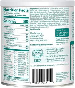 img 3 attached to Baby's Only Organic Whey & Dairy Protein Gentle Toddler Formula - Non-GMO, USDA Organic, 12.7 oz, Clean Label Project Verified
