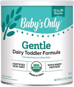 img 4 attached to Baby's Only Organic Whey & Dairy Protein Gentle Toddler Formula - Non-GMO, USDA Organic, 12.7 oz, Clean Label Project Verified