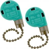 2 pack cenipar ze-268s6 ceiling fan switch - bronze pull chain 3 speed 4 wire logo