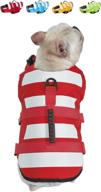 mklhgty swimming superior adjustable preserver dogs logo