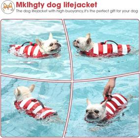 img 3 attached to Mklhgty Swimming Superior Adjustable Preserver Dogs