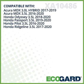 img 2 attached to Premium Engine Air Filter - ECOGARD XA10486 - Fits Honda Pilot 3.5L (2016-2021), Odyssey 3.5L (2018-2021), Ridgeline 3.5L (2017-2020), Passport 3.5L (2019-2021), Acura MDX 3.5L (2016-2020)