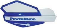 powermadd 34221 star series handguard - blue/white logo