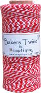 hemptique bts2red w bakers twine 50 gram logo