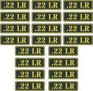 aolamegs ammo can vinyl sticker set: 9mm, 5.56, 7.62, 12ga, .22, .223, .308, .300, .380, .45 - 20 pack/.22lr decal labels логотип