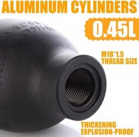 img 3 attached to HPDAVV High-Pressure Dive Tank For Safe And Efficient Scuba Diving Experience: Thickened Explosion-Proof CO2 Cylinder With Lightweight Aluminum Bottle In Various Sizes