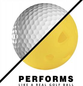 img 1 attached to Champkey Limited Flight Practice Golf Balls True Hitting Feeling And Side Spin Golf Training Balls