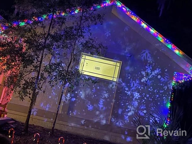 img 1 attached to Illuminate Your Outdoors This Christmas With NACATIN'S Upgraded Snowfall LED Projector Lights review by Michael Olsen