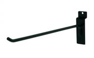 50 pack 10" black slatwall peg hooks - perfect for 3” on center slatwall & grid panels | metal display hooks for retail, convenience & thrift stores logo