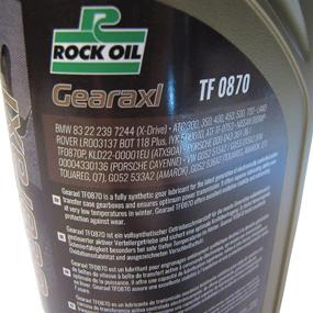 img 1 attached to 💧 Premium Synthetic Transfer Case Fluid for Land Rover LR3, LR4, Range Rover - Rock Oil TF-0870 IYK500010 (1 Liter)