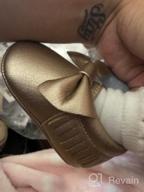 картинка 1 прикреплена к отзыву Weixinbuy Детские мягкие туфельки с мокасинами из PU с бахромой и бантом для мальчиков и девочек от Brad Phifer