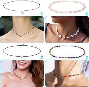 img 2 attached to Women'S 12-Piece Choker Necklace Set - Stylish Shell, Pearl, And Seed Bead Chokers For Vsco Girls, Women, And Teens By PAXCOO