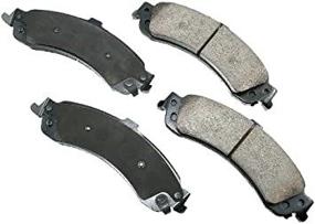 img 1 attached to Akebono ACT834 Proact Ultra Premium Ceramic Brake Pad Set