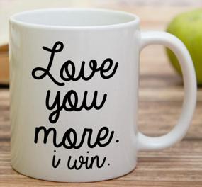 img 1 attached to Retreez Love You More Mug: Hilarious & Inspirational Gift For Your Loved Ones - Perfect For Birthdays & Anniversaries!