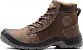 img 3 attached to Steel Toe Work Safety Boots, Puncture-Resistant Industrial Construction Sneaker - ORISTACO