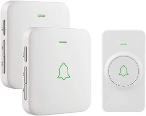 img 4 attached to Wireless Doorbell Chime - AVANTEK Mini Waterproof, 1000 Feet Range, 52 Melodies & 5 Volume Levels With LED Flash