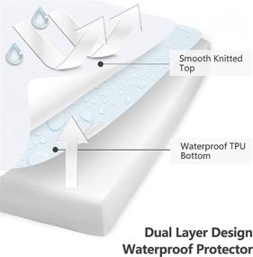 img 3 attached to Protect Your Mattress With A Premium Cal-King Waterproof And Breathable Cover - Deep Pocket And Noiseless Design For A Comfortable Sleep