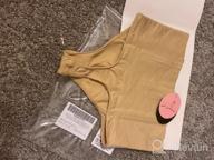 img 1 attached to Women'S High Waist Tummy Control Shapewear Thong Underwear Body Shaper Cincher Girdle Panties review by Zachary Benjamin