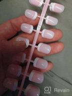 img 1 attached to Get Salon-Styled Nails With Yokilly'S Acrylic False Nails Kit – 240 Pieces Of Pink And White Nails Tips Plus Free Nail Stickers, Files, And Stick! review by Jessica Hutchinson