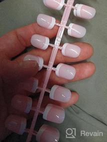 img 6 attached to Get Salon-Styled Nails With Yokilly'S Acrylic False Nails Kit – 240 Pieces Of Pink And White Nails Tips Plus Free Nail Stickers, Files, And Stick!