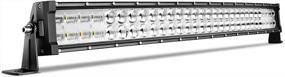 img 4 attached to Powerful 32 Inch LED Light Bar With Upgraded Chipset - 360W, 9D & 36000LM For Off-Road Adventures