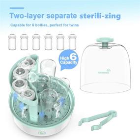 img 1 attached to 🍼 Bottle Sterilizer: Fast and Efficient Sanitizer for Baby Bottles, Pacifiers, Breast Pumps – High Capacity, 99.99% Clean in 8 Minutes