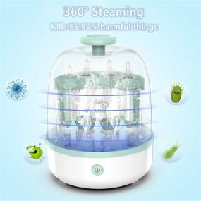 img 3 attached to 🍼 Bottle Sterilizer: Fast and Efficient Sanitizer for Baby Bottles, Pacifiers, Breast Pumps – High Capacity, 99.99% Clean in 8 Minutes