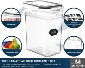 img 2 attached to Airtight Containers 20 Piece Organization Measuring