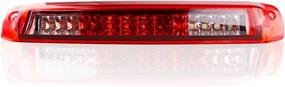 img 4 attached to 🚗 High Mount LED Cargo Light with Chrome Housing and Red Lens for 1999-2006 Chevy Silverado/GMC Sierra GMT800 - 3rd Third Brake Light