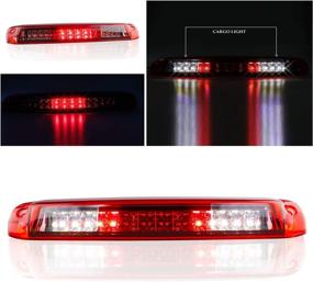 img 3 attached to 🚗 High Mount LED Cargo Light with Chrome Housing and Red Lens for 1999-2006 Chevy Silverado/GMC Sierra GMT800 - 3rd Third Brake Light