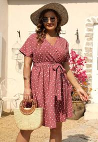 img 1 attached to Floral Print Plus Size Boho Swing Dress With Pockets For Women By Nemidor - Perfect For Casual Summer NEM295