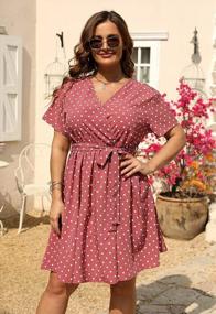 img 2 attached to Floral Print Plus Size Boho Swing Dress With Pockets For Women By Nemidor - Perfect For Casual Summer NEM295